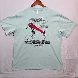 Students Short Sleeve Tee with Graphic Design